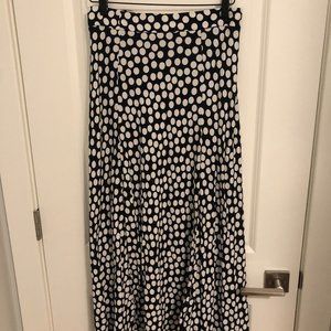 Zara Polka Dot Midi Skirt
